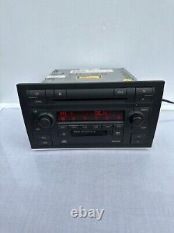 Audi A4 Symphony Stereo Radio Cassette CD Player 6 Disc Changer 8E0035195M +CODE