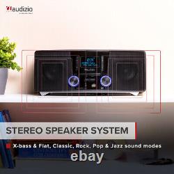 Audizio Cannes Stereo Radio with DAB+ Digital Radio, FM, USB MP3 and CD Player