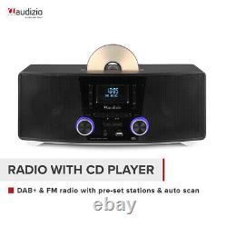Audizio Cannes Stereo Radio with DAB+ Digital Radio, FM, USB MP3 and CD Player