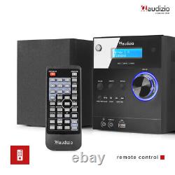 Audizio Metz HiFi Stereo System DAB Radio, CD Player, Bluetooth Connectivity