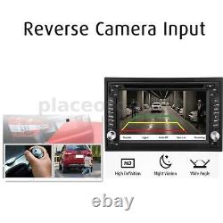 Car 6.2'' Double 2 Din CD DVD Player Radio Stereo Mirror Link USB + Rear Camera