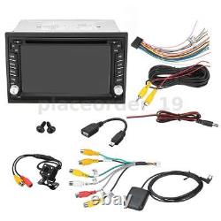 Car 6.2'' Double 2 Din CD DVD Player Radio Stereo Mirror Link USB + Rear Camera