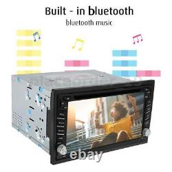 Car 6.2'' Double 2 Din CD DVD Player Radio Stereo Mirror Link USB + Rear Camera