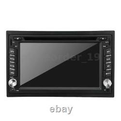 Car 6.2'' Double 2 Din CD DVD Player Radio Stereo Mirror Link USB + Rear Camera