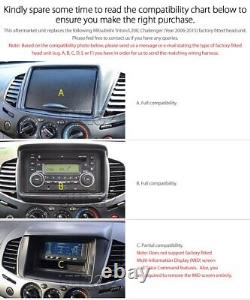 Car DVD USB MP3 Player Mitsubishi L200 ML MN Stereo Radio Fascia Facia ISO Kit G