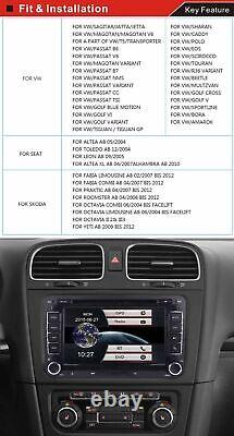 Car Radio Stereo DVD BT GPS Sat Nav Head Unit For VW Golf Touran Tiguan Passat