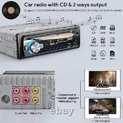 Car Stereo CD DVD Player Bluetooth, RDS/FM Car Radio Bluetooth Handsfree