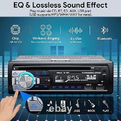 Car Stereo CD DVD Player Bluetooth, RDS/FM Car Radio Bluetooth Handsfree