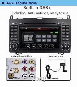 Car Stereo DVD DAB+ Radio Sat Nav Bluetooth for Mercedes A/B Class Sprinter Vito