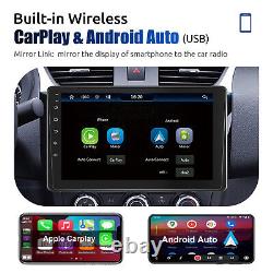 Car Stereo FM Radio Single 1Din 9 Apple CarPlay Android Auto MP5 Player +Camera
