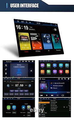 Car Stereo FM Radio Single 1Din 9 Apple CarPlay Android Auto MP5 Player +Camera