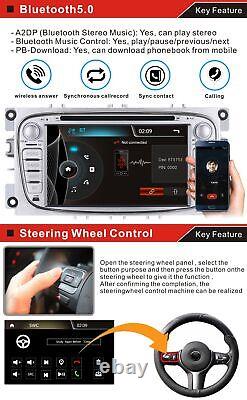 Car Stereo Radio DVD Player GPS Sat Nav DAB+ For Ford Focus Mondeo Kuga Galaxy
