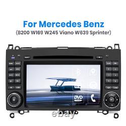 Car Stereo Radio DVD Player SAT NAV GPS RDS DAB For Mercedes Benz W169 W245 W906