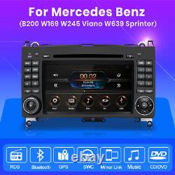 Car Stereo Radio DVD Player SAT NAV GPS RDS DAB For Mercedes Benz W169 W245 W906