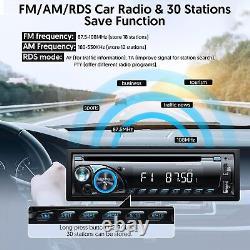 Chismos 9V-24V Car Stereo Radio Bluetooth with CD DVD Player, 1DIN RDS/FM/AM Car