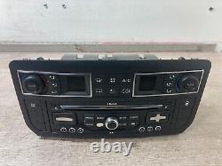 Citroen C5 2010 A/c Heater Climate Control & Radio Stereo CD Player Head Unit