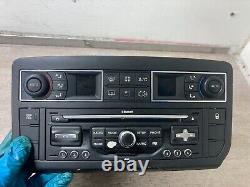 Citroen C5 2010 A/c Heater Climate Control & Radio Stereo CD Player Head Unit