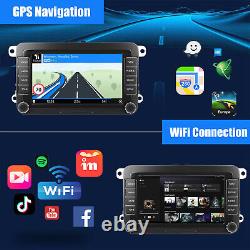 DAB+ 7 Car Stereo For VW GOLF MK5 Android 13 Apple Carplay Radio Player GPS 32G