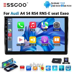 DAB+ For AUDI A4 2002-2009 9 Android 12 Car Stereo Radio Player GPS NAV 4G+64G
