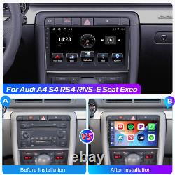 DAB+ For AUDI A4 2002-2009 9 Android 12 Car Stereo Radio Player GPS NAV 4G+64G