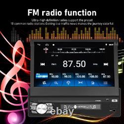 DAB+ GPS Sat Nav Single 1 Din 7 Car Radio Stereo Flip Out Android Bluetooth DAB