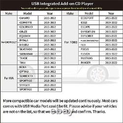 DC 5V USB Interface External CD/DVD Dish Box Player For Car Android Radio Stereo