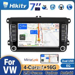 Double 2Din 7 Car Stereo Radio Android Player GPS NAVI For VW GOLF MK5 MK6 Golf