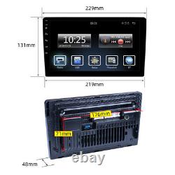 Double 2Din 9'' Car Stereo Radio Carplay & Android Auto Touch Screen MP5 Player