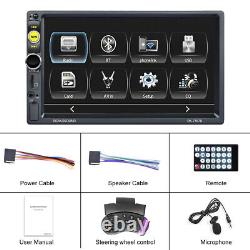 Double 2Din Car Stereo Radio for Apple CarPlay Android Carplay 7 FM MP5 Player