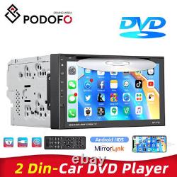 Double 2 DIN 7'' Touch Screen Car Radio Stereo DVD CD Bluetooth USB FM Player