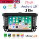 Double Din 7 Car Stereo Radio Android 10.0 Player Gps For Vw Golf Mk5 Mk6 Golf