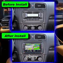 Double Din 7 Car Stereo Radio Android 10.0 Player GPS For VW GOLF MK5 MK6 Golf