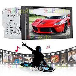 Double Din CD/DVD Car Stereo Radio Player Touch Screen Bluetooth Mirror link 7