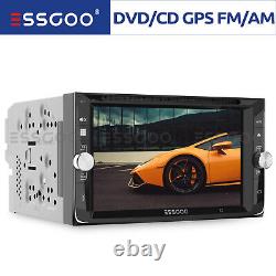 ESSGOO 6.2 Car Stereo DVD CD Player FM AM RDS Radio GPS Navi Bluetooth 2 DIN