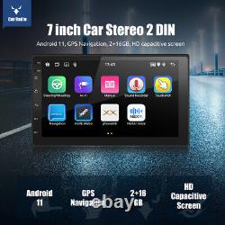 ESSGOO 7 Car Radio DAB+ USB GPS BT Android Player Stereo 2 DIN Touch SCreen Cam