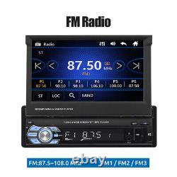 ESSGOO 7 Single 1 DIN Bluetooth Car Radio Stereo MP5 Player GPS FM USB + Camera