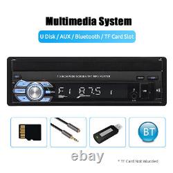 ESSGOO 7 Single 1 DIN Bluetooth Car Radio Stereo MP5 Player GPS FM USB + Camera