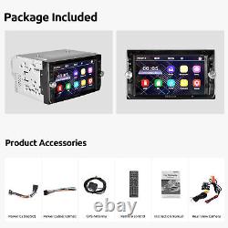 ESSGOO Double 2 DIN Car Stereo Radio Bluetooth CD DVD Player AUX USB GPS +Camera