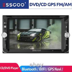 ESSGOO Double DIN 6.2 Car Stereo DVD Player GPS Nav Bluetooth FM AM RDS Radio