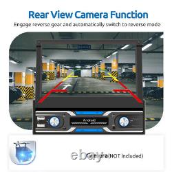 ESSGOO Single 1Din Android 10 Car Radio Stereo 7 Flip Out GPS Nav BT MP5 Player