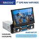 Essgoo Single 1 Din 7 Car Stereo Radio Android10 Bluetooth Flip Out Gps Player
