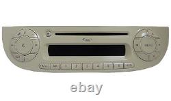 Fiat 500 CD MP3 player, Fiat 500 car stereo Cream colour with radio code & keys