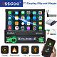 Foldable Single 1 Din 7in Apple Carplay/android Auto Car Stereo Fm Radio Player