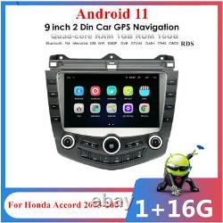 For 2003-07 Honda Accord Android Stereo Radio GPS Navigation WiFi FM Player 9'