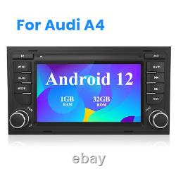 For AUDI A4 2002-2007 7'' Android 12 Car Stereo Radio Player GPS SAT NAV 1+32GB