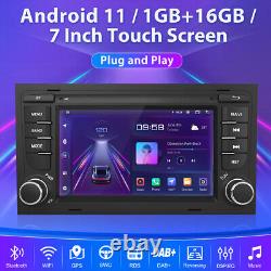 For AUDI A4 2002-2007 7'' Android 12 Car Stereo Radio Player GPS SAT NAV 1+32GB