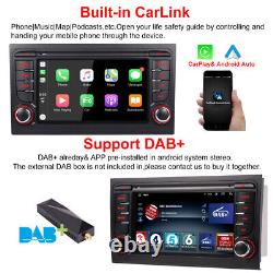 For Audi A4 S4 RS4 SEAT EXEO Sat Nav Android 12 Car Radio Stereo DAB+ Player GPS