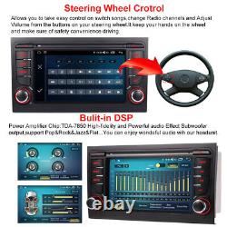 For Audi A4 S4 RS4 SEAT EXEO Sat Nav Android 13 Car Radio Stereo DAB+ Player GPS