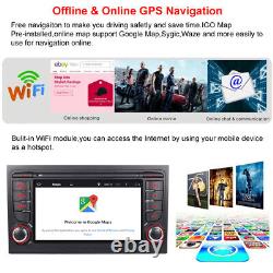 For Audi A4 S4 RS4 SEAT EXEO Sat Nav Android 13 Car Radio Stereo DAB+ Player GPS