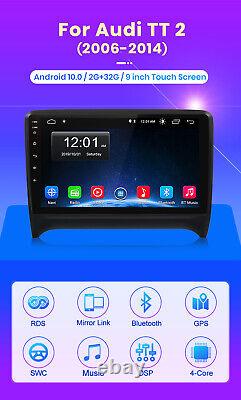 For Audi TT MK2 2004-2018 Carplay Car Stereo Radio Player GPS SAT NAV Head Unit